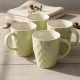 Porcelain Mug Set - 4 Pcs